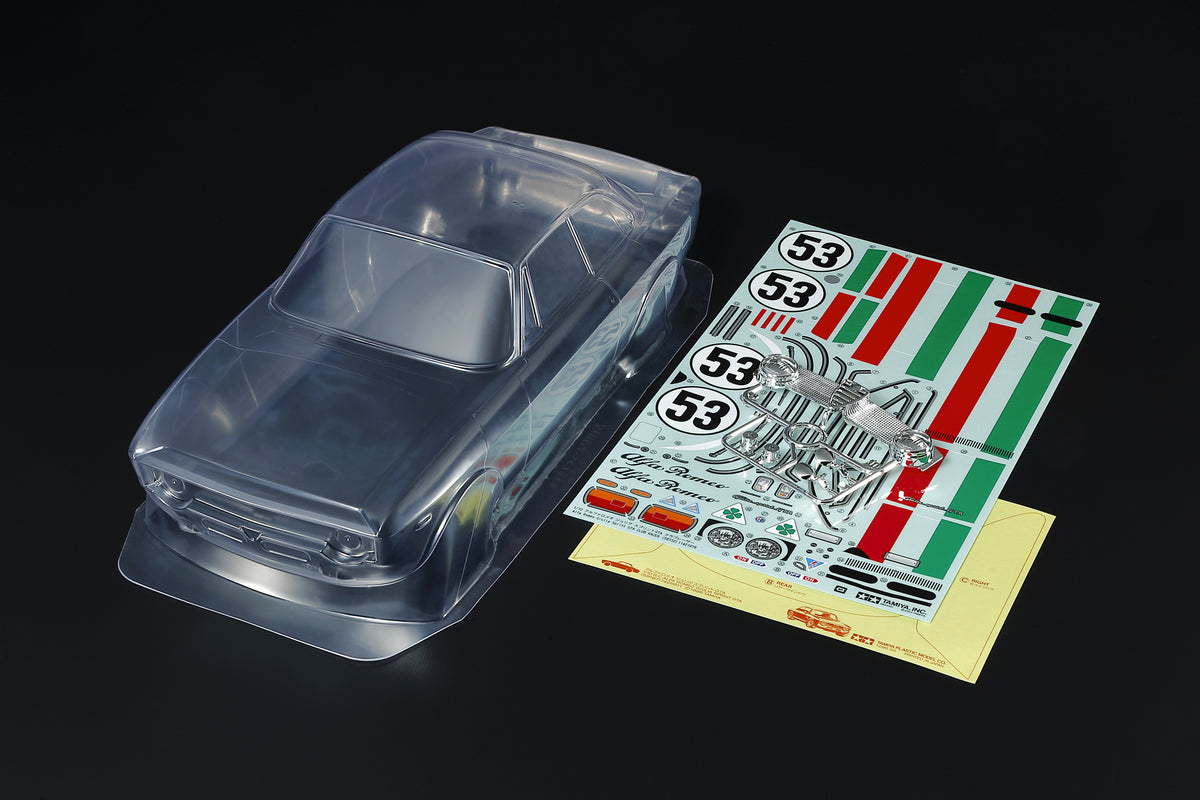 Tamiya 1/10 RC Alfa Romeo Giulia Sprint GTA Body Parts Set - RCXX - RC Racing Shop | RC Models | Tuning & Spare Parts for Professionals