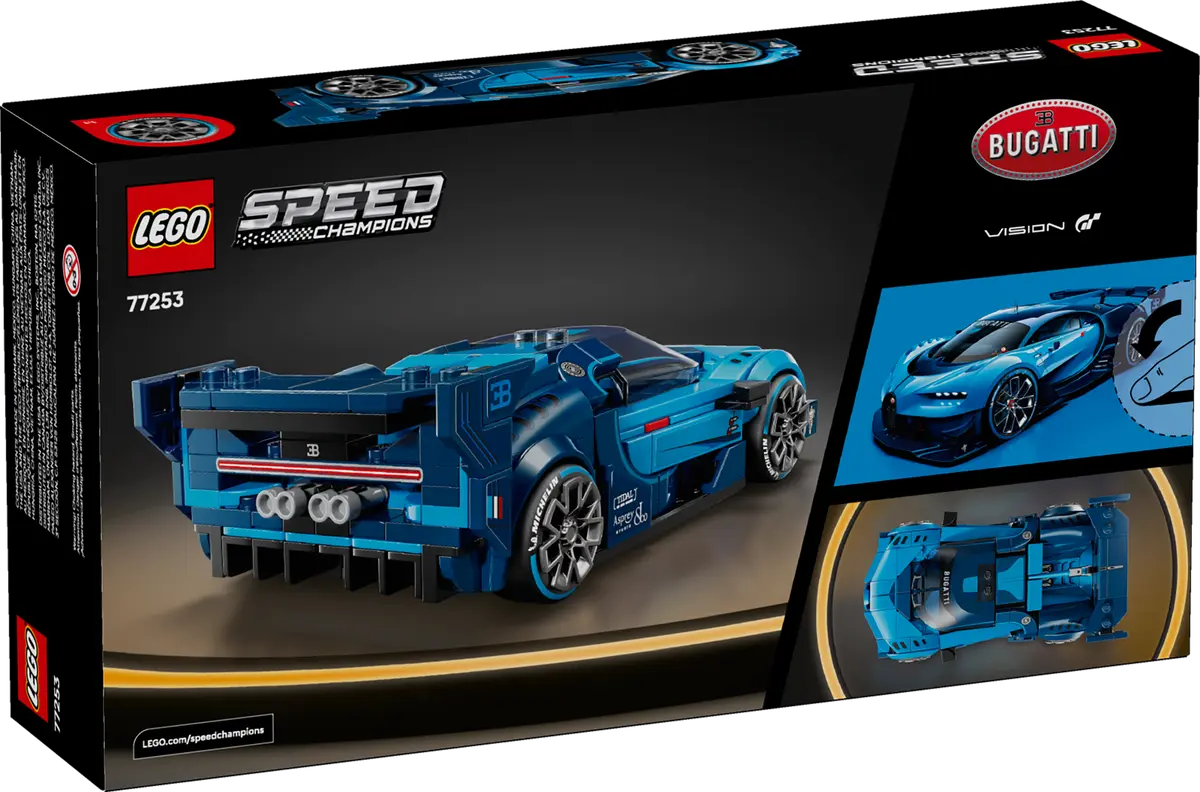 LEGO Speed Champions Bugatti Vision GT Hyper Voiture de sport - 77253