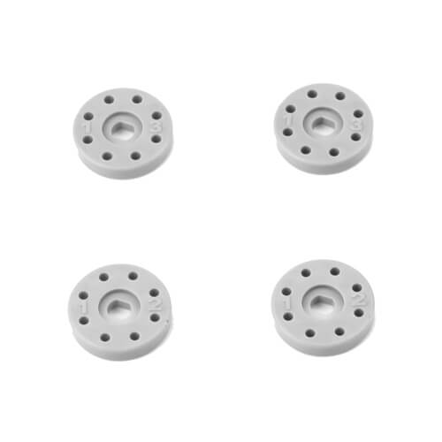 Tekno Shock Piston Set (8x1.2, 8x1.3, flat/flat, 13mm, 4pcs) - TKR6705B