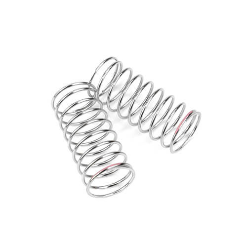 Tekno Shock Spring Set (front, 1.3x9.5, 2.95lb/in, 45mm, pink) - TKR6783