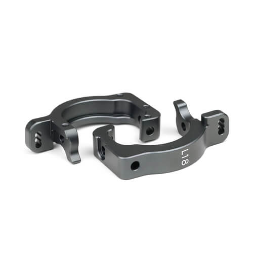 Tekno Spindle Carriers (L/R, aluminum, 18 degree, EB/NB48 2.1) - TKR9142B