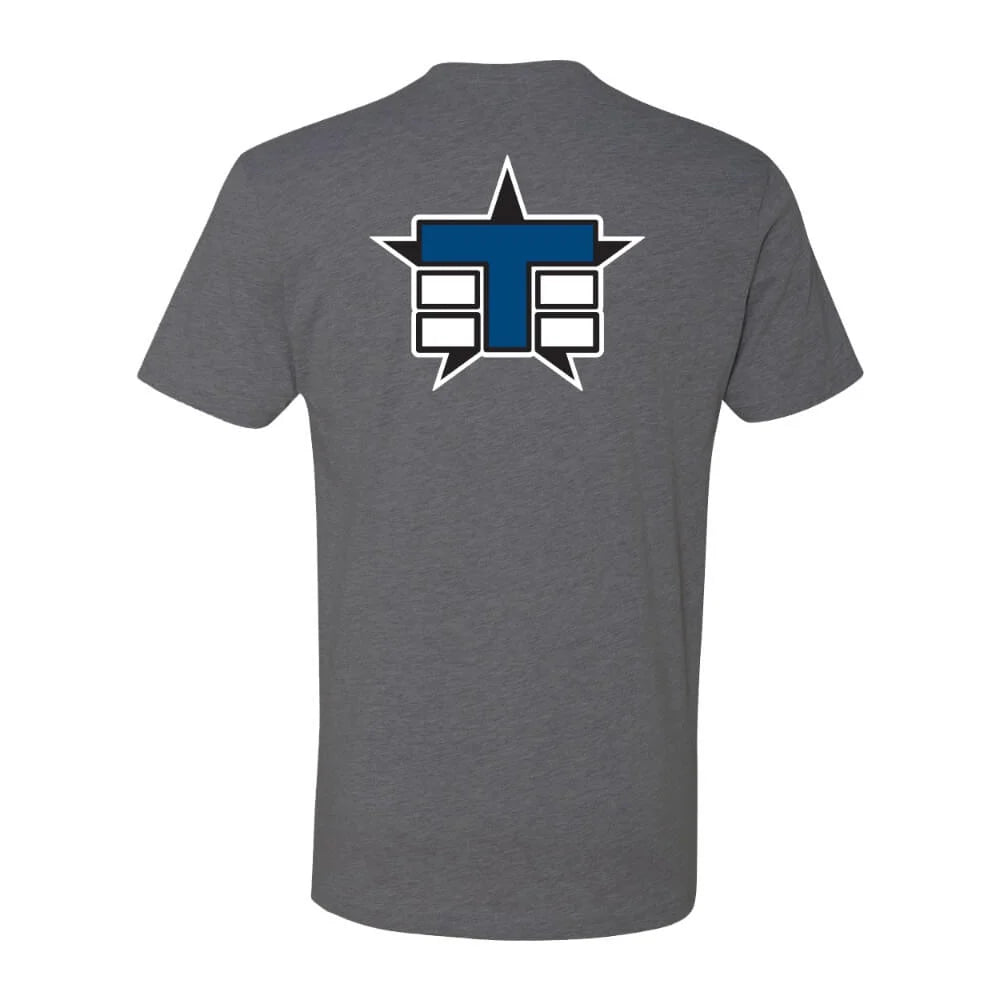 T-shirt Tekno RC (Logo T classique, gris chiné métal lourd)