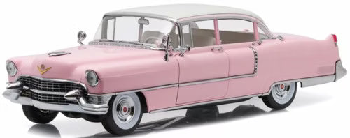 Cadillac Fleetwood Série 60 « Cadillac rose » de 1955 – Édition Elvis Presley 1/18