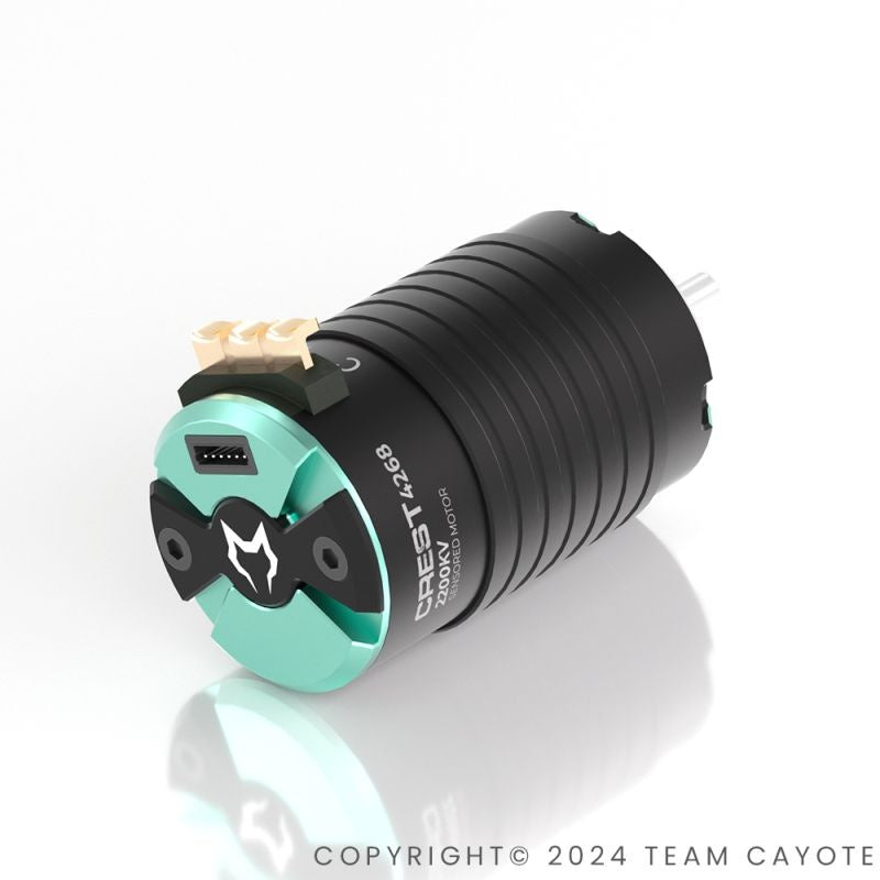 Moteur Brushless CAYOTE 1/8 CREST 4268 pour 1/8