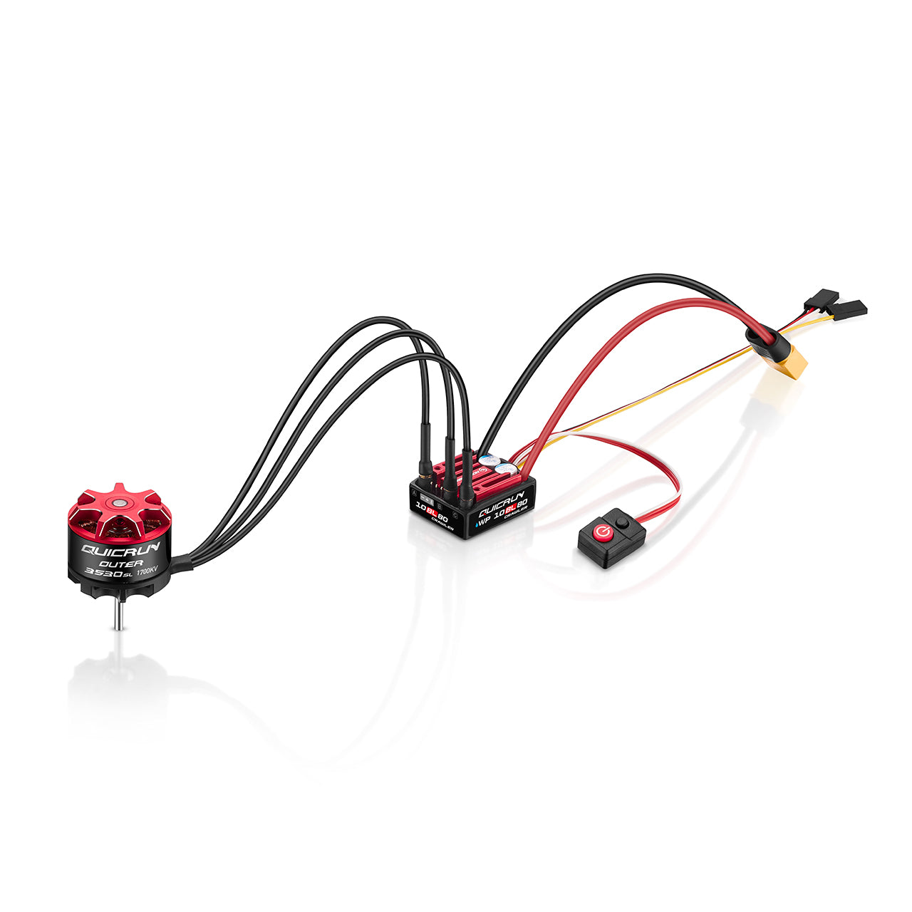 Contrôleur Hobbywing QuicRun WP10BL80-G2 pour chenilles, 80 A