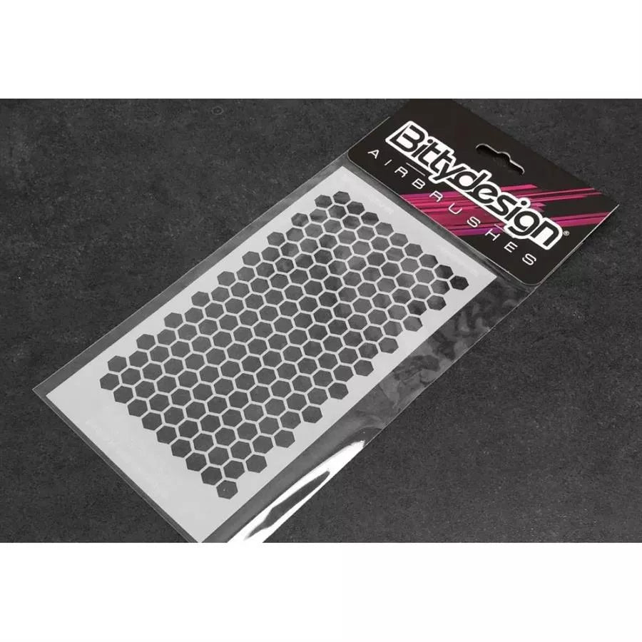 Bittydesign Vinyl Schablone Honigwaben Ver.1 - Groß - RCXX - RC Racing Shop | RC Models | Tuning & Spare Parts for Professionals