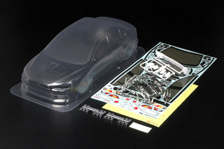 Tamiya Mitsubishi Lancer Evo X Body Parts Set - RCXX - RC Racing Shop | RC Models | Tuning & Spare Parts for Professionals