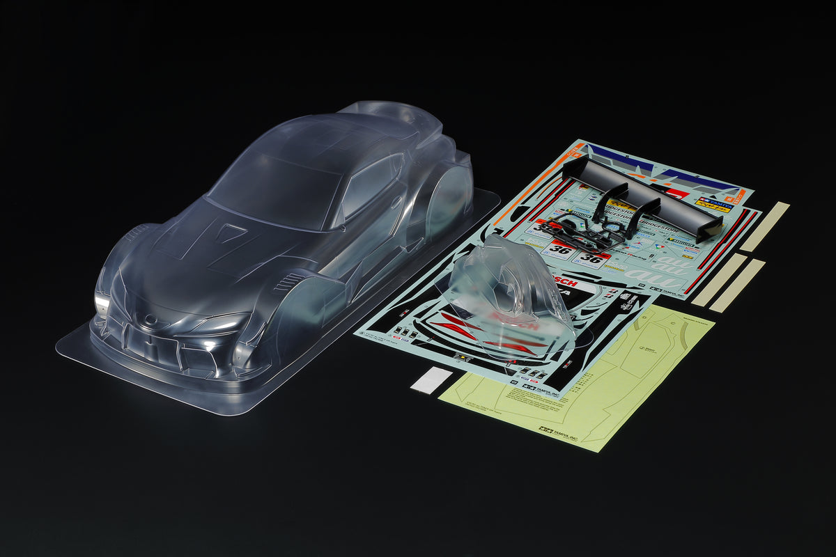 Tamiya TOM's GR Supra Body Parts Set - RCXX - RC Racing Shop | RC Models | Tuning & Spare Parts for Professionals