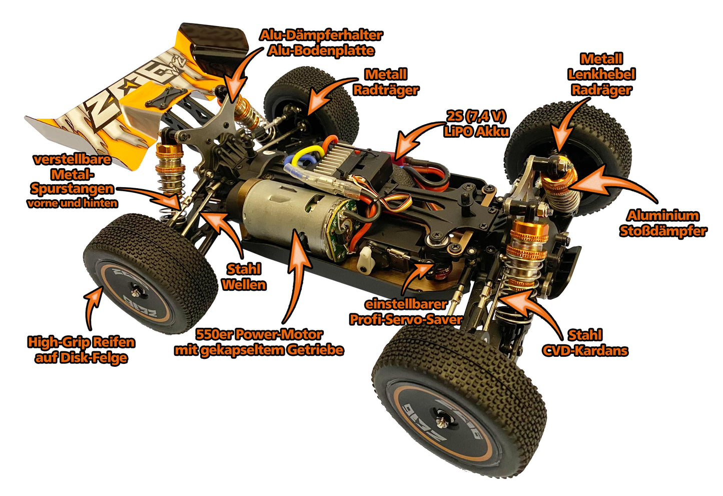 DF-Models Z06- Evolution V2 Racebuggy  RTR - 17.3123 - RCXX - RC Racing Shop | RC Models | Tuning & Spare Parts for Professionals