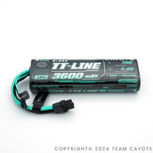 TT-Line Lipo Battery, 70C, 3600mAh, 2S, 7.4V Hardcase CAYOTE mit XT60 Stecker