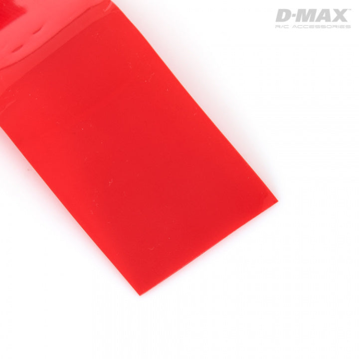 Heat Shrink Tube Red Transparent D28/W44mm x 1m