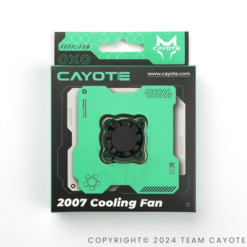 Crest RS120 Aluminium Lüfter 20x20x7mm CAYOTE (Aurora Grün)