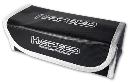 LiPo Bag schwarz 185x75x60mm