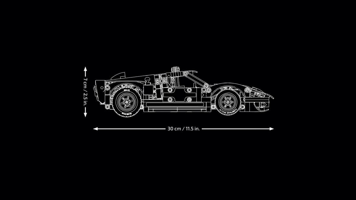 LEGO Technic 1966 Ford GT40 MKII Race Car - 42223