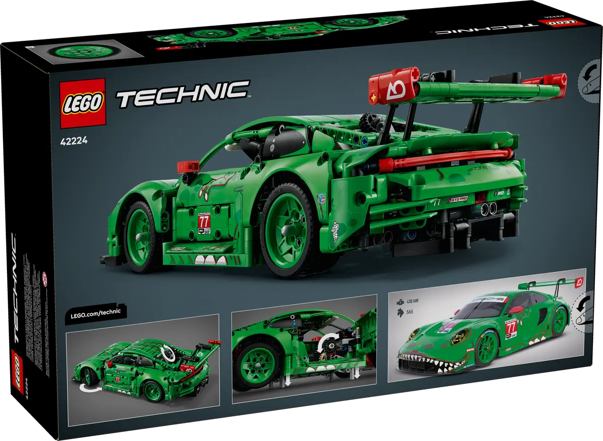 LEGO Technic Porsche 911 GT3 R REXY AO Voiture de course - 42224