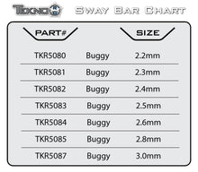 Tekno Sway Bar (f/r, 2.5mm) - TKR5083