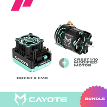 Bundle Cayote | Crest X Evo 1/10 ESC + Motore Crest Modified 1/10