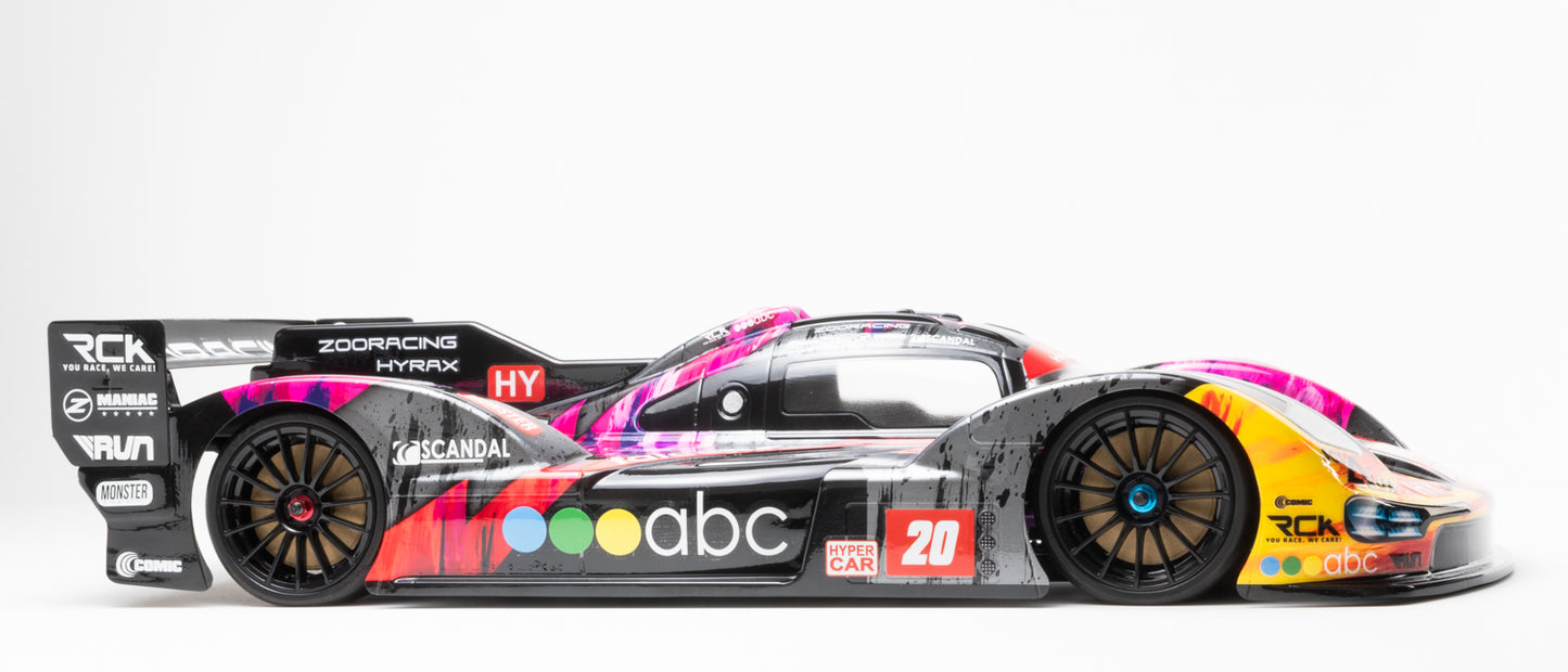 ZooRacing HYRAX 1/10 Hyper Car Body 0.7mm - ZR-0020