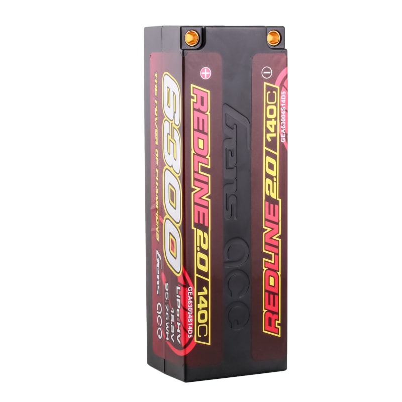 Batterie GensAce Redline 2.0 4S HV 15,2 V - 140 °C - 6300 mAh 139 x 47 x 37 mm 452 g