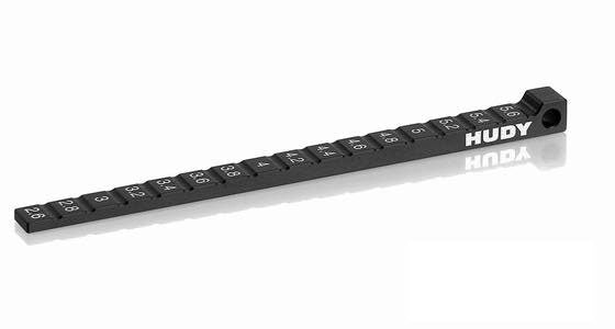 Hudy Ultra Fine Chassis Ride Hight Gauge 2.6-5.6mm for 1/10 & 1/12 Pan Cars - H107718 - RCXX - rc racing for professionals