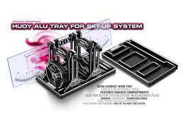 Hudy Aluminium Tray for Setup Station - H109860 - RCXX - rc racing for professionals