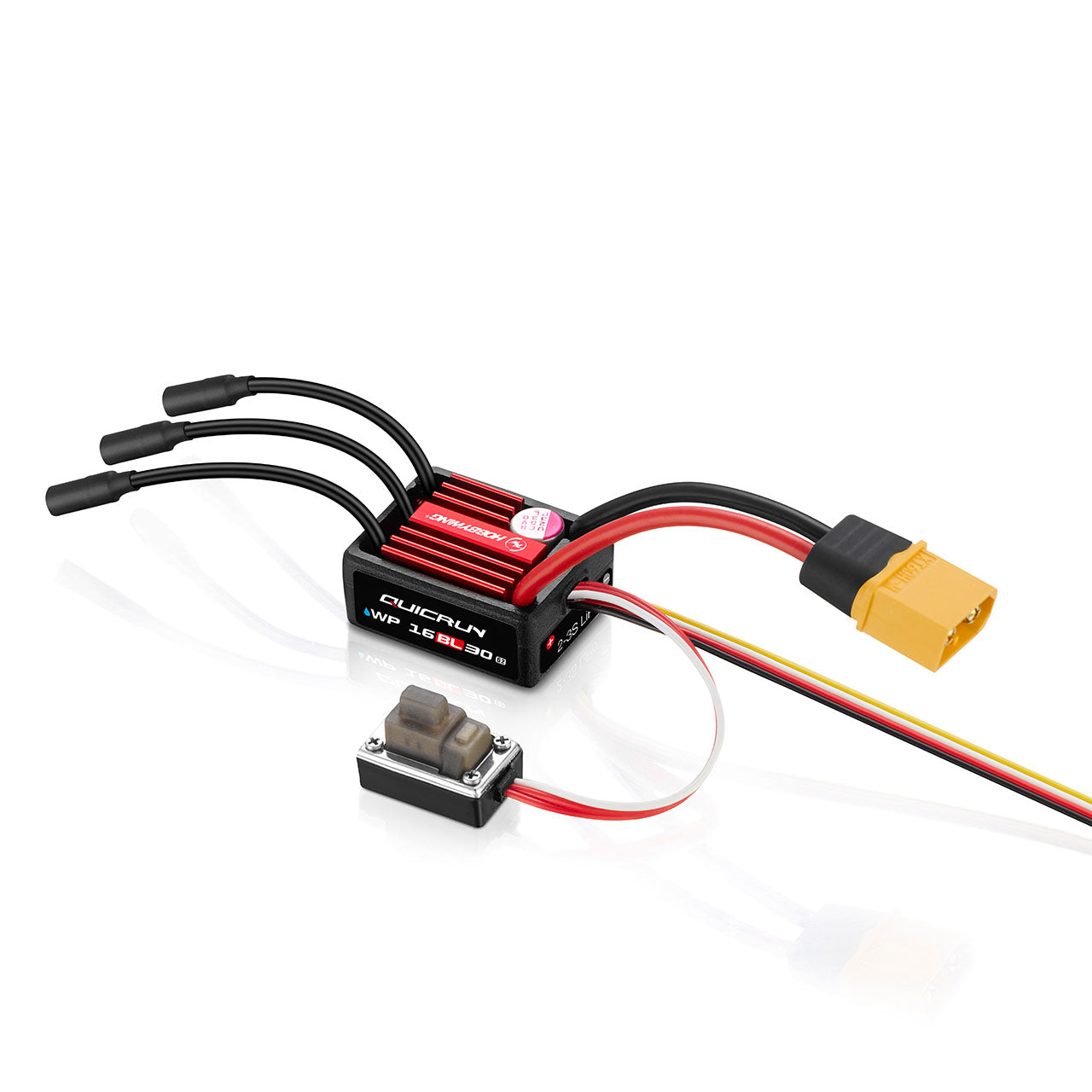 Contrôleur de vitesse électronique (ESC) sans balais QuicRun WP16BL30 G2 30A 2-3S pour modèles 1:16 / 1:18