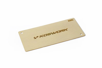 Poids de la batterie Koswork Shorty 94x46x0,6 mm - 22 g - KOS04221