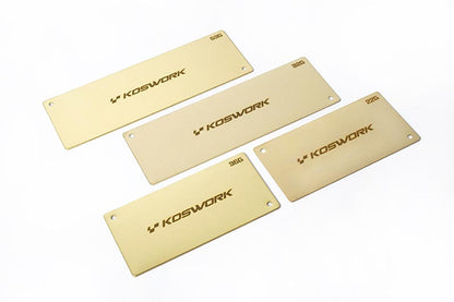 Koswork Batteriegewicht Shorty 94x46x1.0mm - 36g - KOS04222
