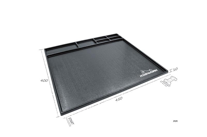 Plaque de montage Koswork 450x400mm pour Mini-Z