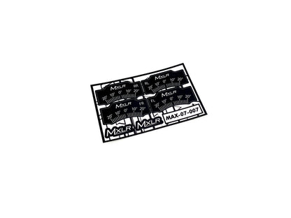 MXLR Setup System Caster correction (for HUDY 1/10 TC Alloy System) - MAX-07-007 - RCXX - rc racing for professionals