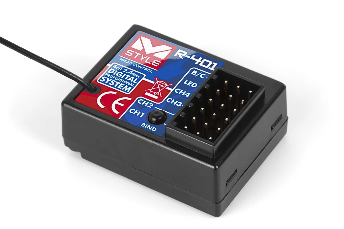 M Style M-002 Mstyle R/C Set - Radioset, Servo, Battery and Charger - MS542409 - RCXX - RC Racing Shop | RC Models | Tuning & Spare Parts for Professionals
