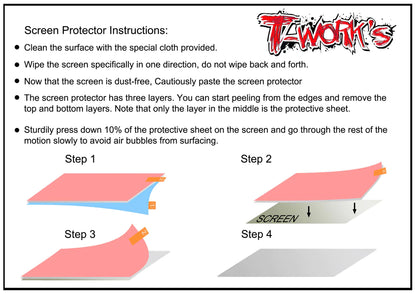 T-Works TA-085-MTS Sanwa & Airtronics MT-S Screen Protector - RCXX - rc racing for professionals