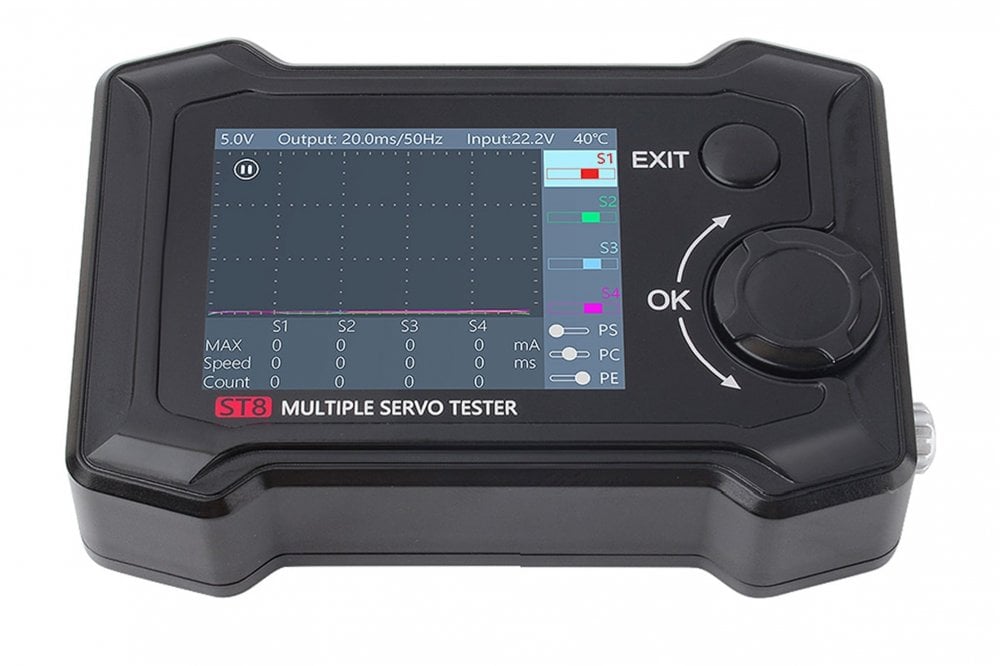 ToolkitRC ST8 Advanced Servo Tester - TK30500 - RCXX - RC Racing Shop | RC Models | Tuning & Spare Parts for Professionals