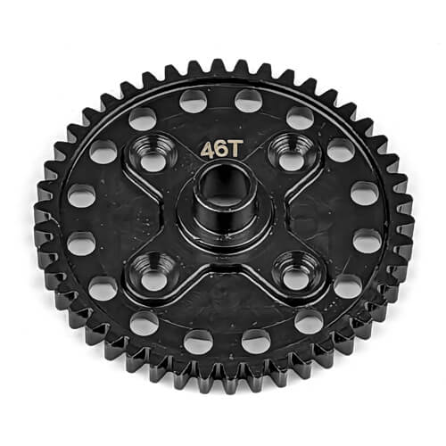 Tekno Spur Gear (46t, steel, CNC, lightened, NB/NT48 2.x) - TKR9421