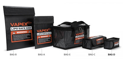 Vapex LiPo-Safe Bag-D (125x64x50 mm) - VPLIPOBAGD - RCXX - RC Racing Shop | RC Models | Tuning & Spare Parts for Professionals