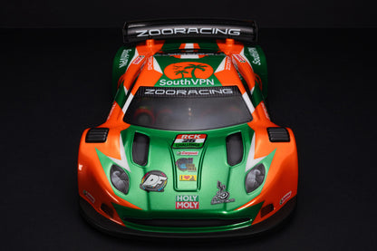 Carrosserie ZERDA GT12 – Carrosserie GT haute performance pour course à l'échelle 1:12