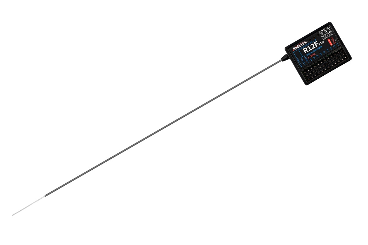 RadioLink R12F 2.4GHz 12-Kanal FHSS Empfänger - 1RL0160