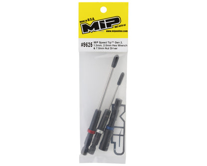 MIP Gen 2 Speed Tip Hex/Nut Driver Power Tool Set (Metric) (1.5 mm, 2.0 mm & 7.0 mm) #9625