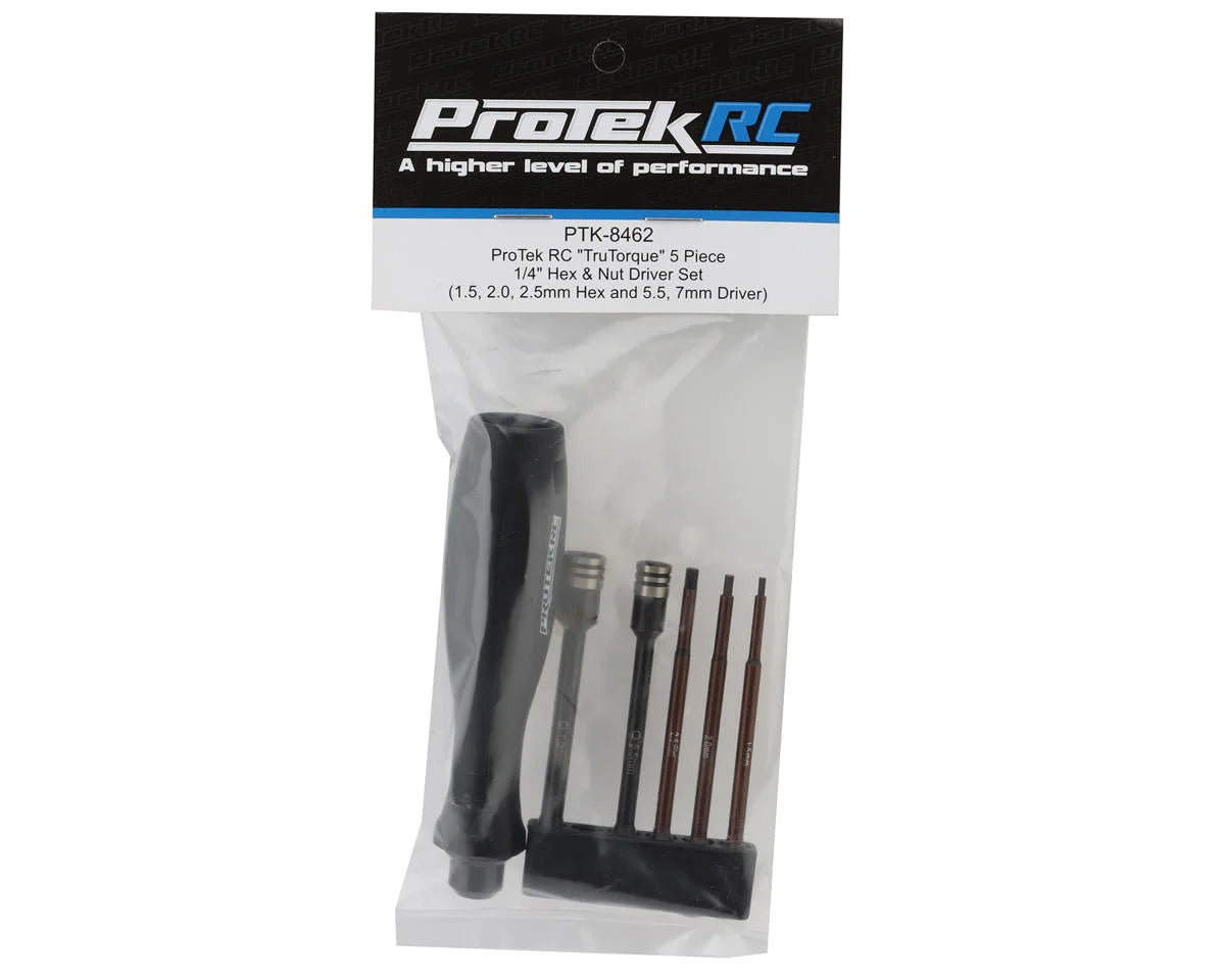 TruTorque 5-Piece 1/4 Drive Hex & Nut Driver Set