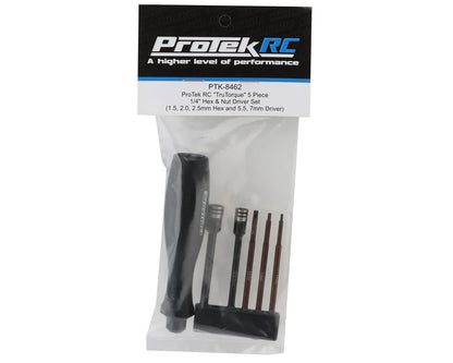 TruTorque 5-Piece 1/4 Drive Hex & Nut Driver Set