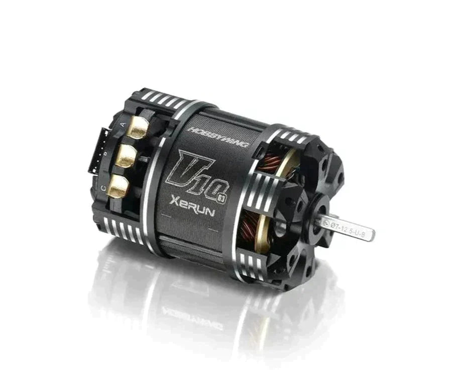 Hobbywing XeRun V10 G3 7.5T Motor - Black - RCXX - rc racing for professionals