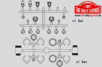 Rally Legends Shock plastic parts set - RCXX - RC Racing Shop | RC Models | Tuning & Spare Parts for Professionals