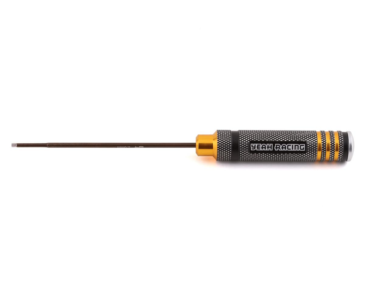 Aluminum 2.5mm Allen Hex Driver Tool Black Gold